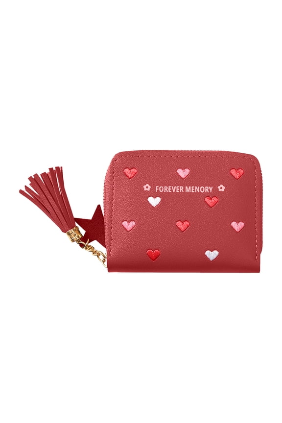 Slim Wallet for Women,RFID Blocking Bifold Credit Card Holder with Zipper Coin Pocket,ID Window & Keychain