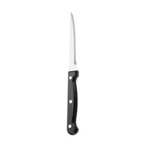 IMossad Stainless Steel Serrated Steak Knife – Durable Camping & Kitchen Knife with Ergonomic Handle, Sharp Blade, Dishwasher Safe
