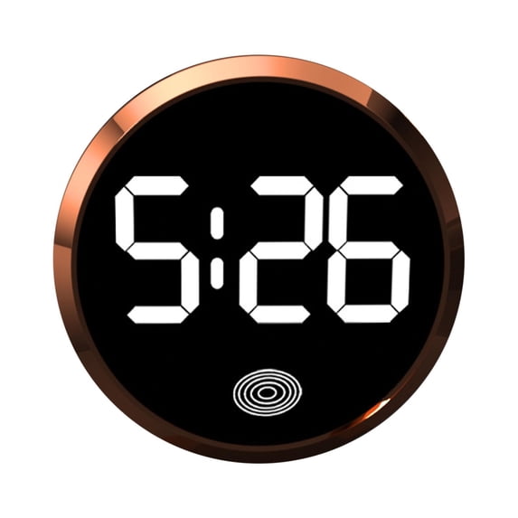 IMossad Stick-On Digital Clock for Car Dashboard, LED Time Display Clock for Car/Bike – Compact, Battery-Activated, Easy to Install