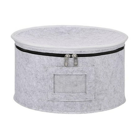 IMossad Sturdy Tableware Storage Bag - Dish Organizer with Labeled Pockets for Kitchen, Moving & RV Organization