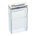thumbnail image 1 of IMossad Transparent Cigarette Case with USB Rechargeable Tungsten Lighter, LED Light, ABS Material, Windproof, Holds 20 Cigarettes, 1 of 5