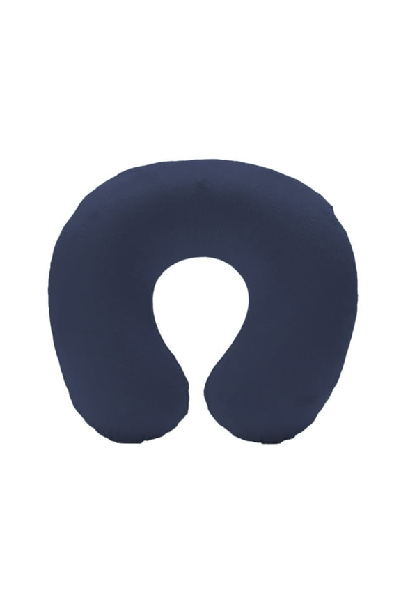 U-Shaped Inflatable Travel Pillow – Soft Neck Support Cushion for Air Flight, Car Nursing, and Comfortable Headrest, Portable and Adjustable