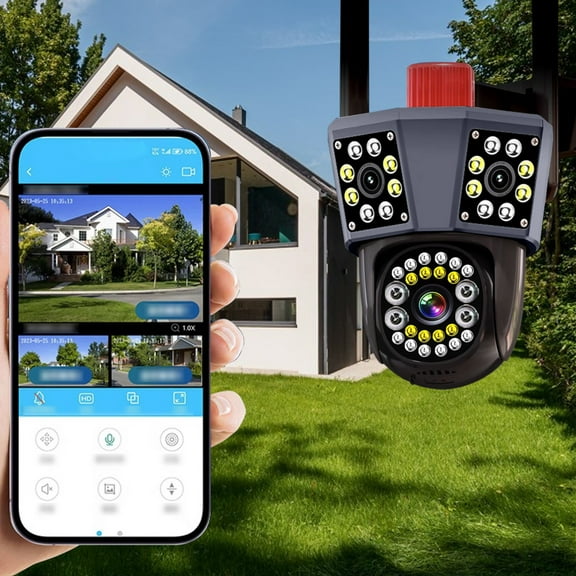 IMossad Ultimate Home Protection Wireless Outdoor HD Camera With 360 Smart Surveillance For Remote Mobile Monitoring And Enhanced Security Features