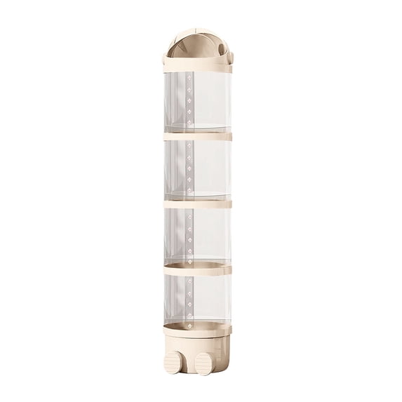 IMossad Vertical Toy Storage Tube for Stuffed Animals, Durable and Space-Saving Organizer for Kids, Transparent Design for Easy Retrieval