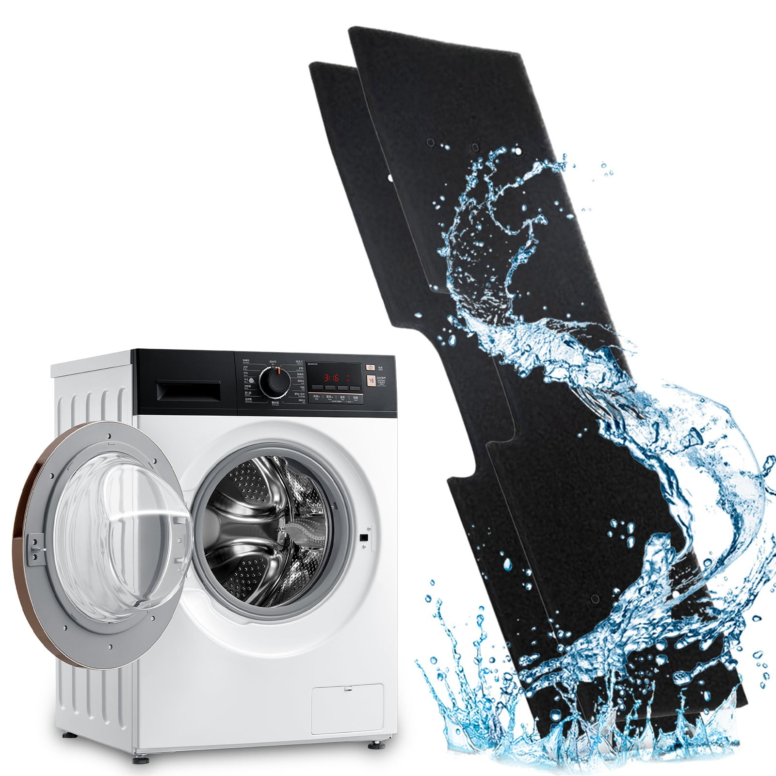 IMossad Washing Machine Lint Filter Cotton Reusable and Hand Washable Lint Filter for