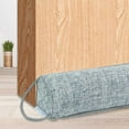thumbnail image 1 of IMossad Weighted Under Door Draft Stopper, 36" Triangular Door Draft Blocker with Hook Loops for Easy Install, 1 of 4