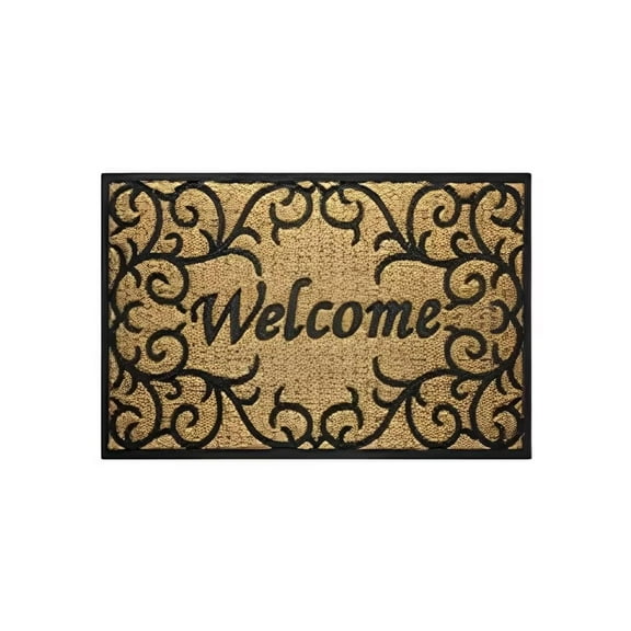 IMossad Welcome Doormat Welcome Mat for Outdoors, Large Front Door Entrance Mat, Vintage Rustic Yard Non Slip Seasonal Home Decoration, 24x16 Inch