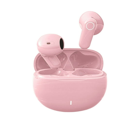 IMossad Wireless Short Stem Half In-Ear Bluetooth Earbuds, Long-Lasting Battery, Noise Reduction, Great Sound, Comfortable Fit, Touch Control