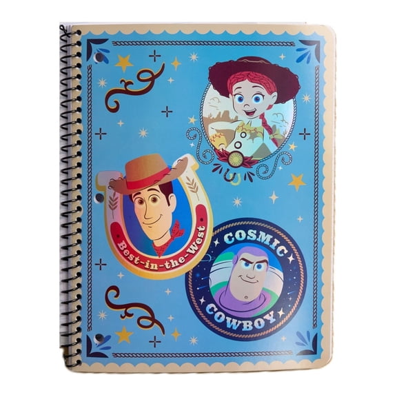 Toy Story 5 1-Subject Spiral Notebook, Wide Ruled, 80 Sheets, for Students