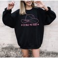 thumbnail image 1 of IN DOLLY WE TRUST Graphic Unisex Fleece Pullover, 1 of 5