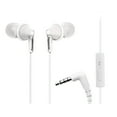 thumbnail image 1 of Panasonic ErgoFit Earbud Headphones with Microphone and Neodymium Drivers, RP-TCM125 (White), RP-TCM125-W, 1 of 5