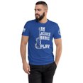 thumbnail image 1 of IN JESUS NAME I PLAY T-shirt (Royal Blue, L), 1 of 6