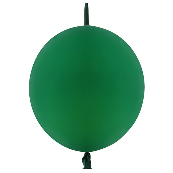 IN-JOOYAA 6 in Small Dark Green Balloons 100 pcs Quick Link Latex Balloons for Wedding Baby Shower Kid's Birthday Party Decoration