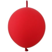 IN-JOOYAA 6 in Small Red Balloons 100 pcs Quick Link Latex Balloons for Wedding Baby Shower Kids Birthday Party Decoration