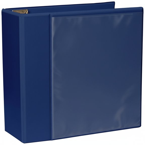 [IN]PLACE Heavy-Duty View Binders with EZ Comfort D-Ring 5", Navy Blue