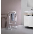 thumbnail image 1 of IN Room Furniture Designs Contemporary Metal Towel Rack in White, 1 of 3