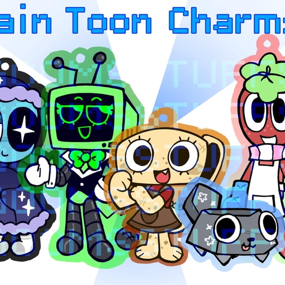 IN STOCK!! - Dandys World Main Character Keychains! (1 keychain)