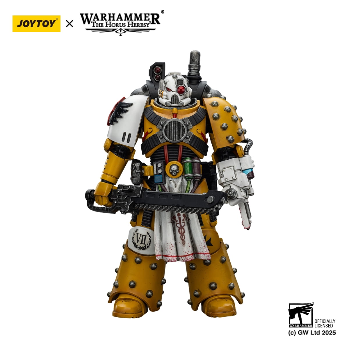 [IN STOCK] JOYTOY Warhammer 40K 1/18 Action Figures Imperial Fists Legion Apothecary Anime Military Model Toys Collectible