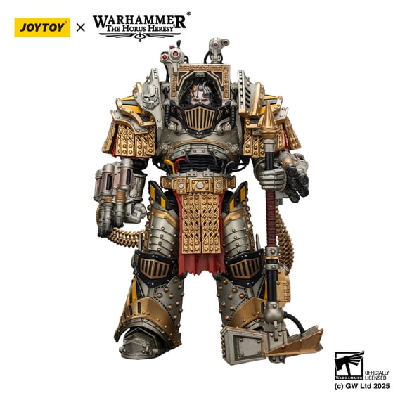 [IN STOCK] JOYTOY Warhammer 40K 1/18 Action Figures Iron Warriors Perturabo, Primarch of the lVth Legion