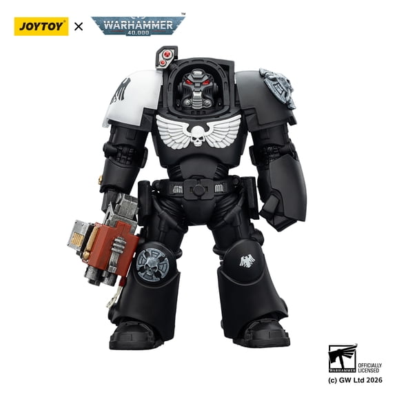 [IN STOCK] JOYTOY Warhammer 40K 1/18 Action Figures Raven Guard Terminator 2 with Power Fist and Storm Bolter