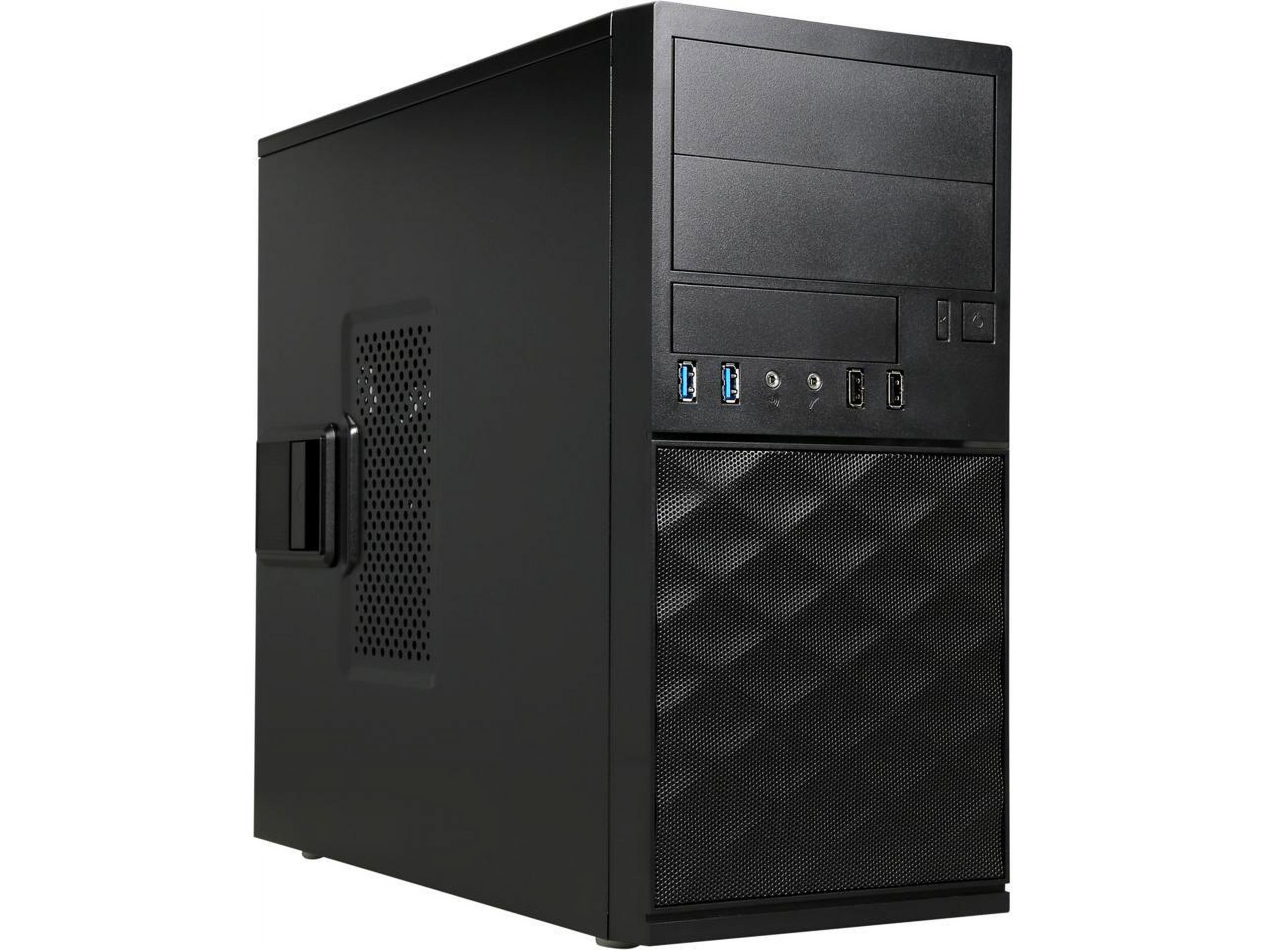 IN WIN EFS052.CH450TB3 Black Mini Tower Computer Case MicroATX 12V Form Factor, PSII Size Power Supply - image 1 of 9
