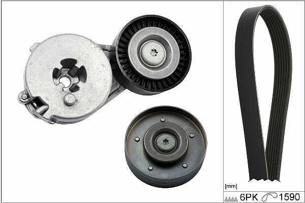INA US FB0500K Accessory Drive Belt Kit