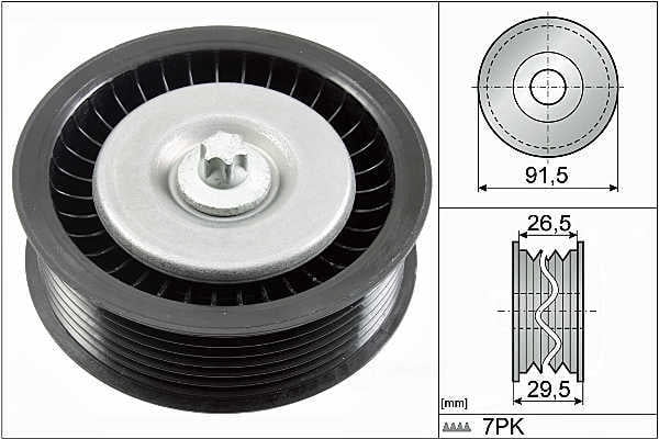 INA US FP08081 Accessory Drive Belt Idler Pulley