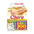 thumbnail image 1 of INABA Churu Cat Treats, Lickable, Squeezable Creamy Purée with Vitamin E, 0.5 Ounces per Tube, 100 Tubes Total, Chicken Variety, 1 of 6