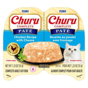 INABA Churu Meal Chowder Adult Wet Cat Food, 2.29 oz cup, 12-count ...