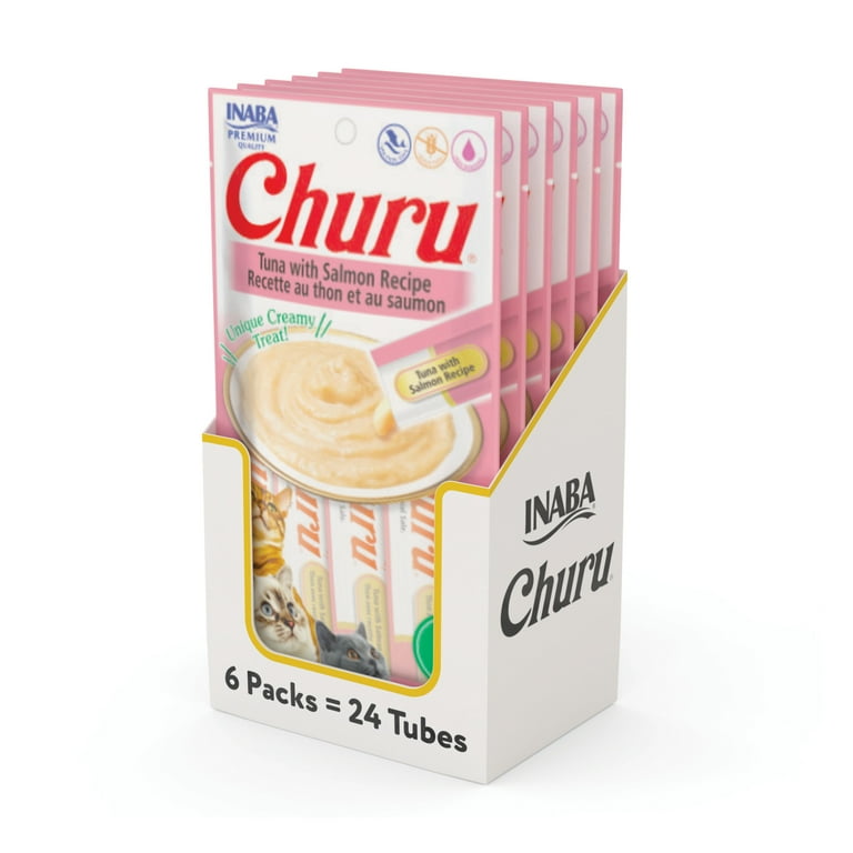 Inaba Churu Tuna with Salmon Puree Recipe Cat Treat