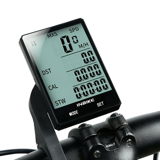 INBIKE 2.8 inch Bike Wireless Computer Multifunction Rainproof Riding  Cycling Speedometer Stopwatch Backlight Display