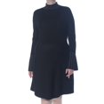 thumbnail image 1 of INC $120 Womens New 1318 Black Beaded Turtle Neck Formal Dress M B+B, 1 of 2