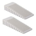 thumbnail image 1 of INC 2Pcs Safety Rubber Door Stop Stoppers Block Wedge Doorstops Door Stopper Home Office Door Rear Retainer Anti-collision Stop, 1 of 8