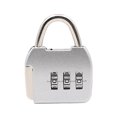 thumbnail image 1 of INC 3-Digit Password Padlock Multi-purpose Anti-theft Precise Luggage Zinc Alloy Dial Digits Combination Padlock for Backpacks, Locker, Drawers, Toolkit and Cabinets, 1 of 8