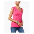thumbnail image 1 of INC $40 Womens New 1025 Black Pleated Sleeveless Scoop Neck Casual Top XL B+B, 1 of 3