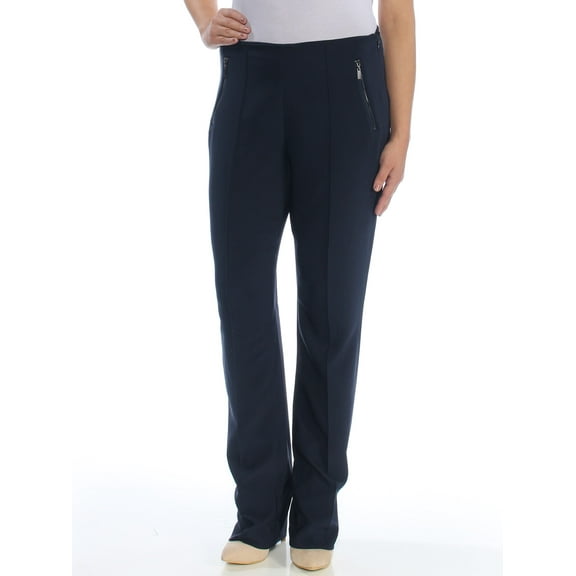 INC $69 Womens New 1045 Navy Straight leg Casual Pants 6 B+B