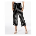 thumbnail image 1 of INC $69 Womens New 1052 Black White Striped Cropped Wide Leg Pants S B+B, 1 of 4