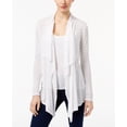 thumbnail image 1 of INC International Concepts Pointelle Cardigan  White XL, 1 of 2