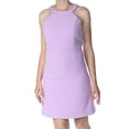 thumbnail image 1 of INC $80 Womens New 1042 Purple Sleeveless Halter Shift Dress XL B+B, 1 of 2