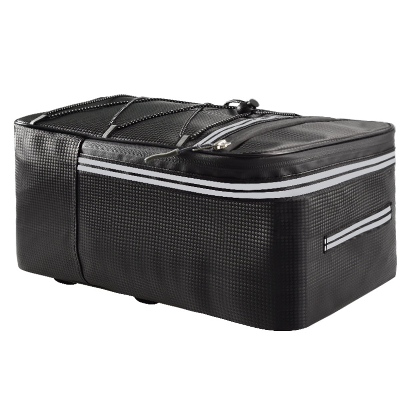 INC Bike Rack Bag, 12L/15L Portable Rear Seat Bag Reflective Faux ...