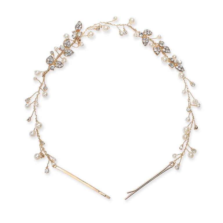 INC Crystal & Pearl Halo Headband - Walmart.com display picture 3