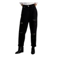 thumbnail image 1 of INC DENIM Womens Black Zippered Pocketed High Waist Jeans 8\29, 1 of 3