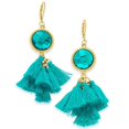 thumbnail image 1 of INC Gold-Tone Stone & Tassel Drop Earrings, New with box/tags, 1 of 1