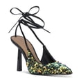 thumbnail image 1 of INC International Concepts Ankle-Tie Pointed Pumps Gold Sequins 9.5M, 1 of 1