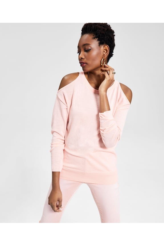 Cold Shoulder Sweater First Blush M