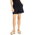 thumbnail image 1 of INC International Concepts Cotton Embroidered Shorts Deep Black M, 1 of 1