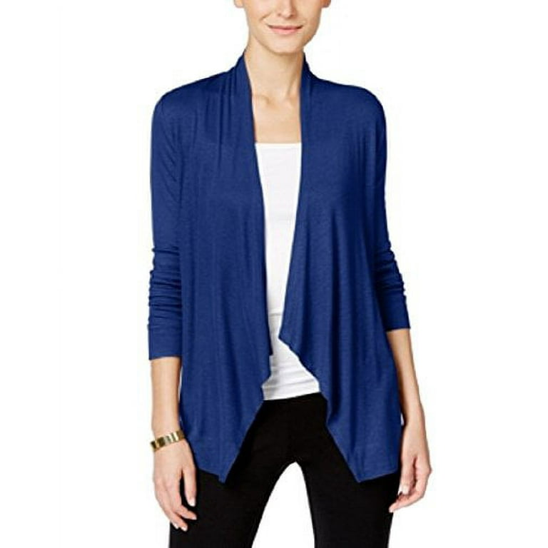 Inc top draped cardigan