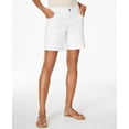 thumbnail image 1 of INC International Concepts Embroidered Denim Shorts White Denim 2, 1 of 1