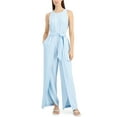 thumbnail image 1 of INC International Concepts Flyaway Wide Leg Jumpsuit Blue Falls 8, 1 of 1