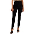 thumbnail image 1 of INC International Concepts High Rise Skinny Jeans Deep Black 4, 1 of 1
